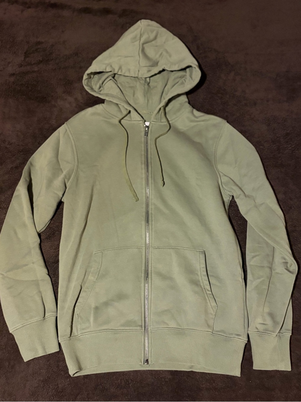 Goodfellow & Co Pea Green Zip-Up Hoodie